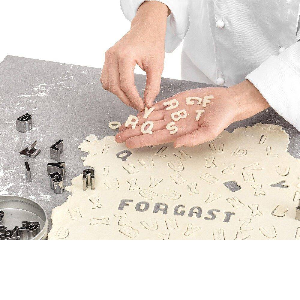Set de forme pentru tăiere alfabet - set 26 bucăți | FORGAST FG11249