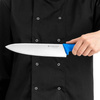 Cuțit de bucătărie HACCP albastru, lungime 22 cm | FORGAST FG01814