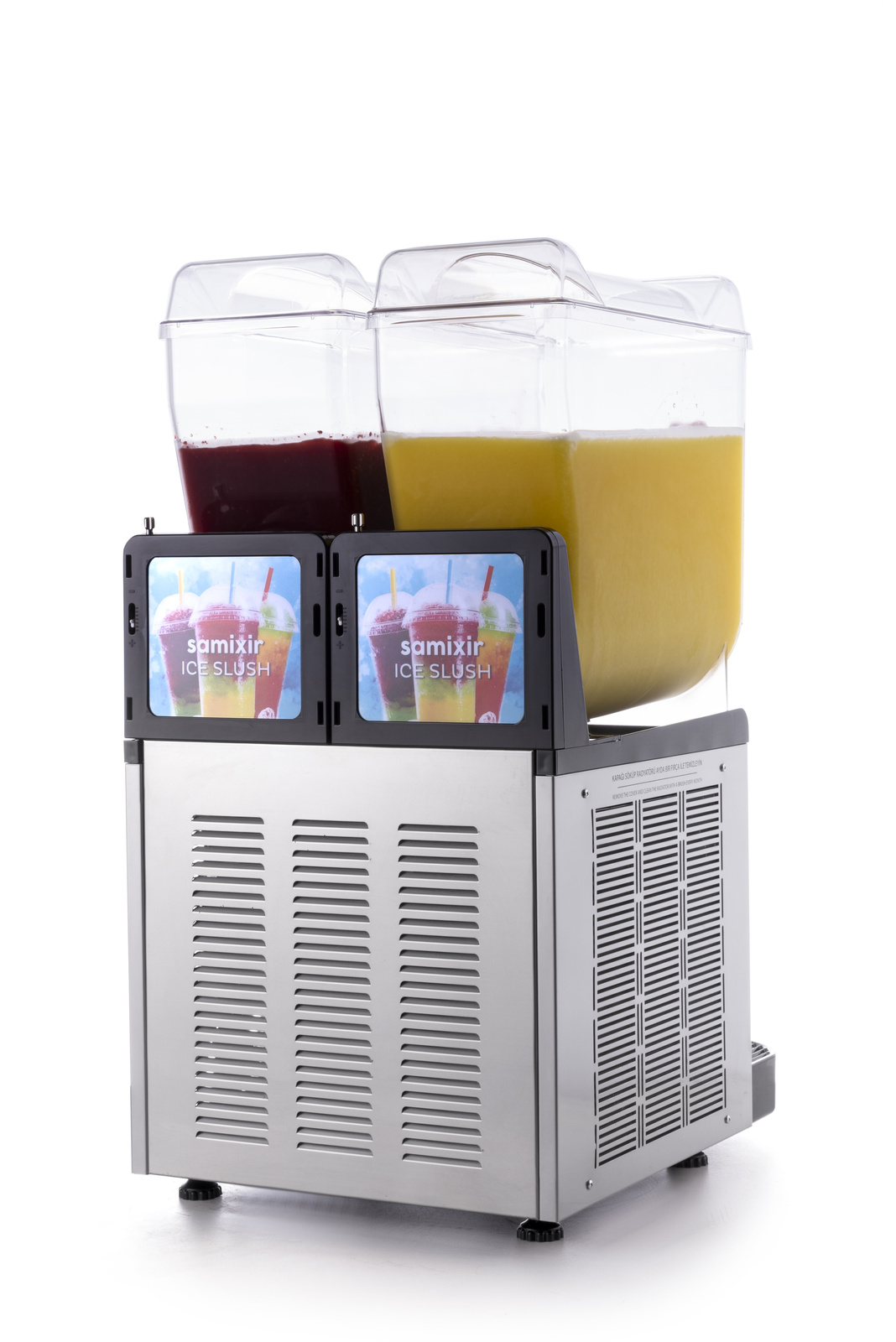 Granitor, aparat pentru băuturi cu gheață slush shake 2x12l | SAMIXIR SLUSH24.I_R290