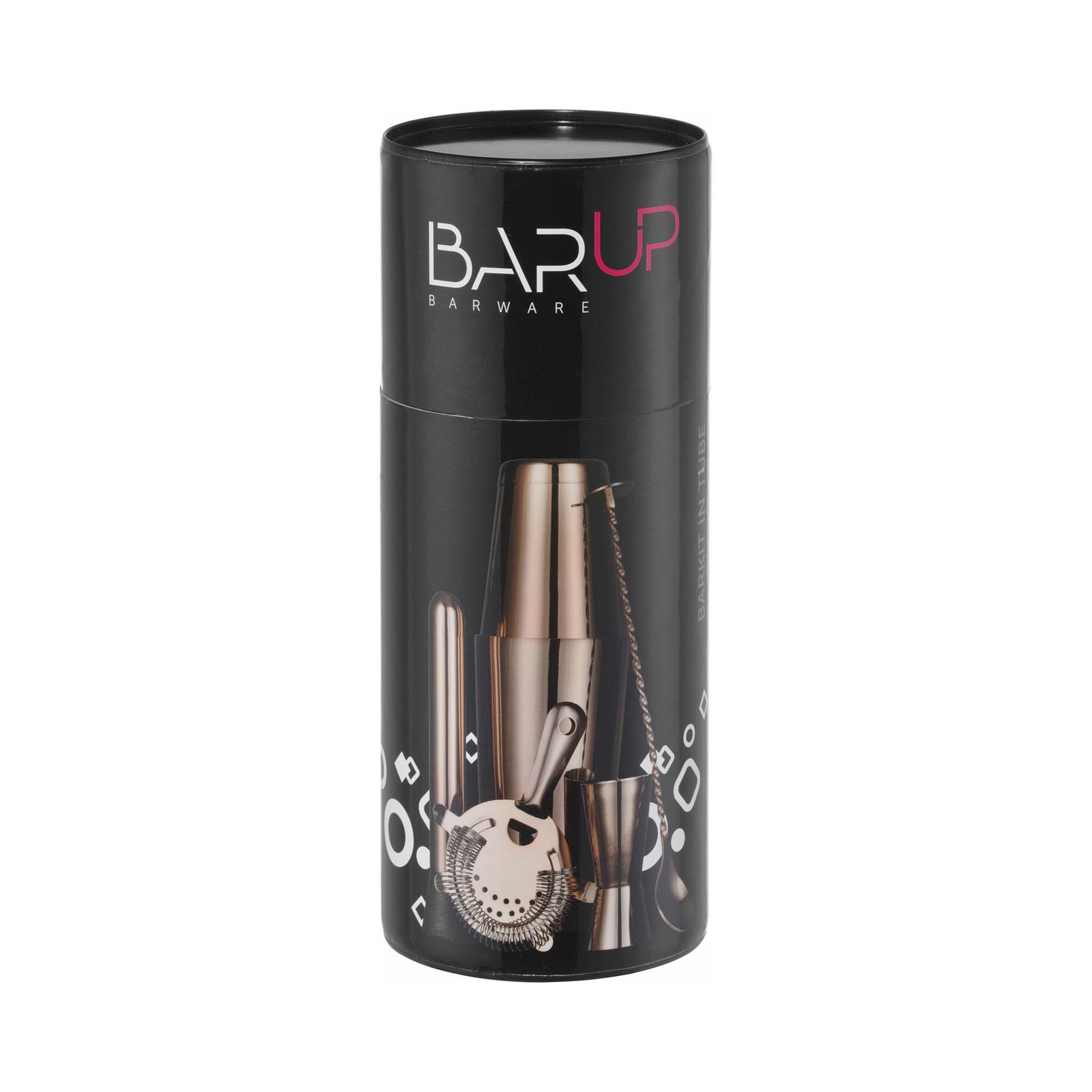 Set barman în tub, cupru | BAR UP 596623