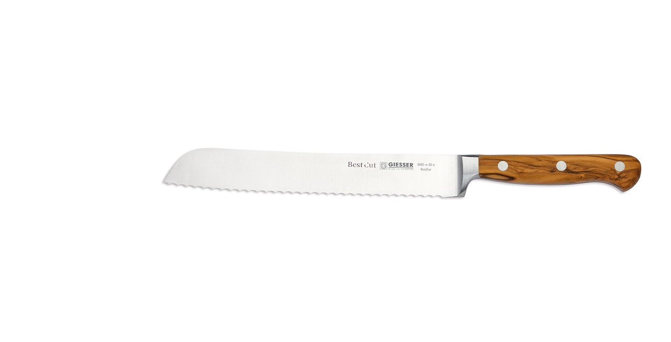 Cuțit pentru pâine BestCut - 20 cm | GIESSER MESSER 8660 w 20 o