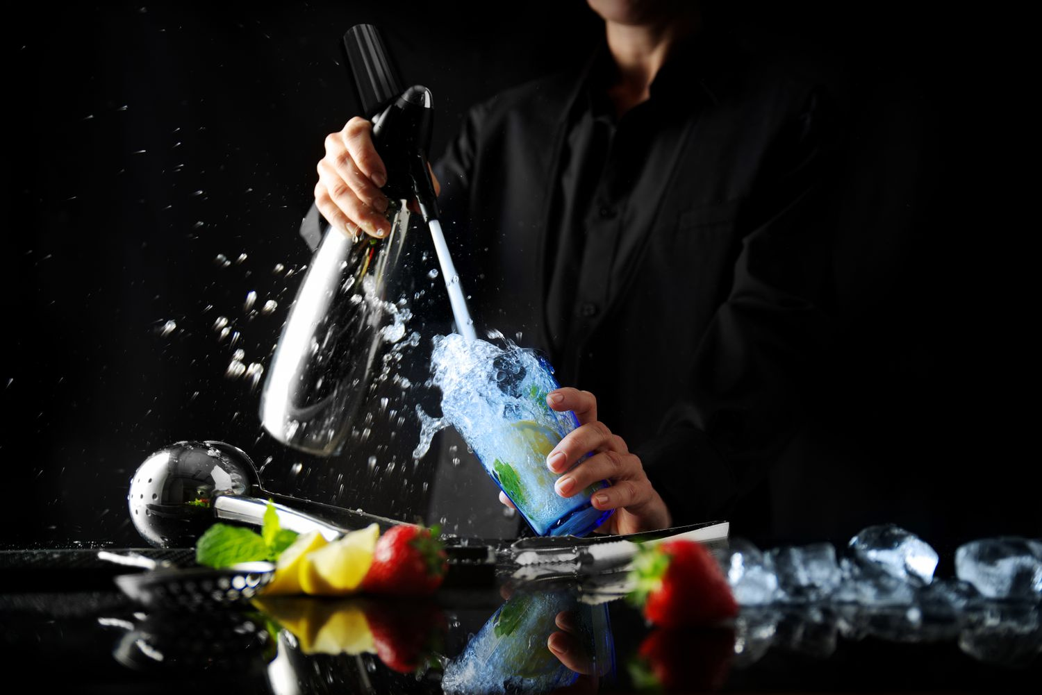 Sifon pentru apă carbogazoasă 1 l | HENDI 588574