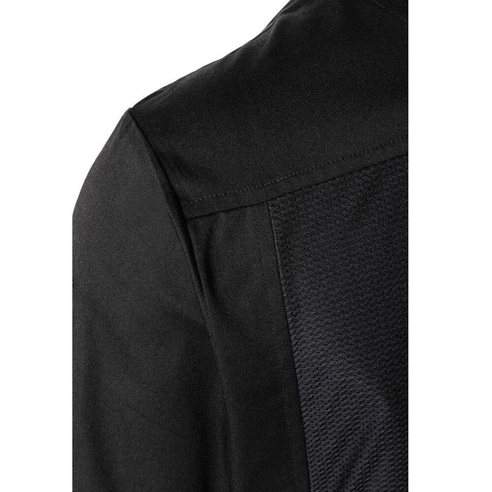 Cămașă de bucătar cu mânecă scurtă de bază neagră | KARLOWSKY BJM 3-1