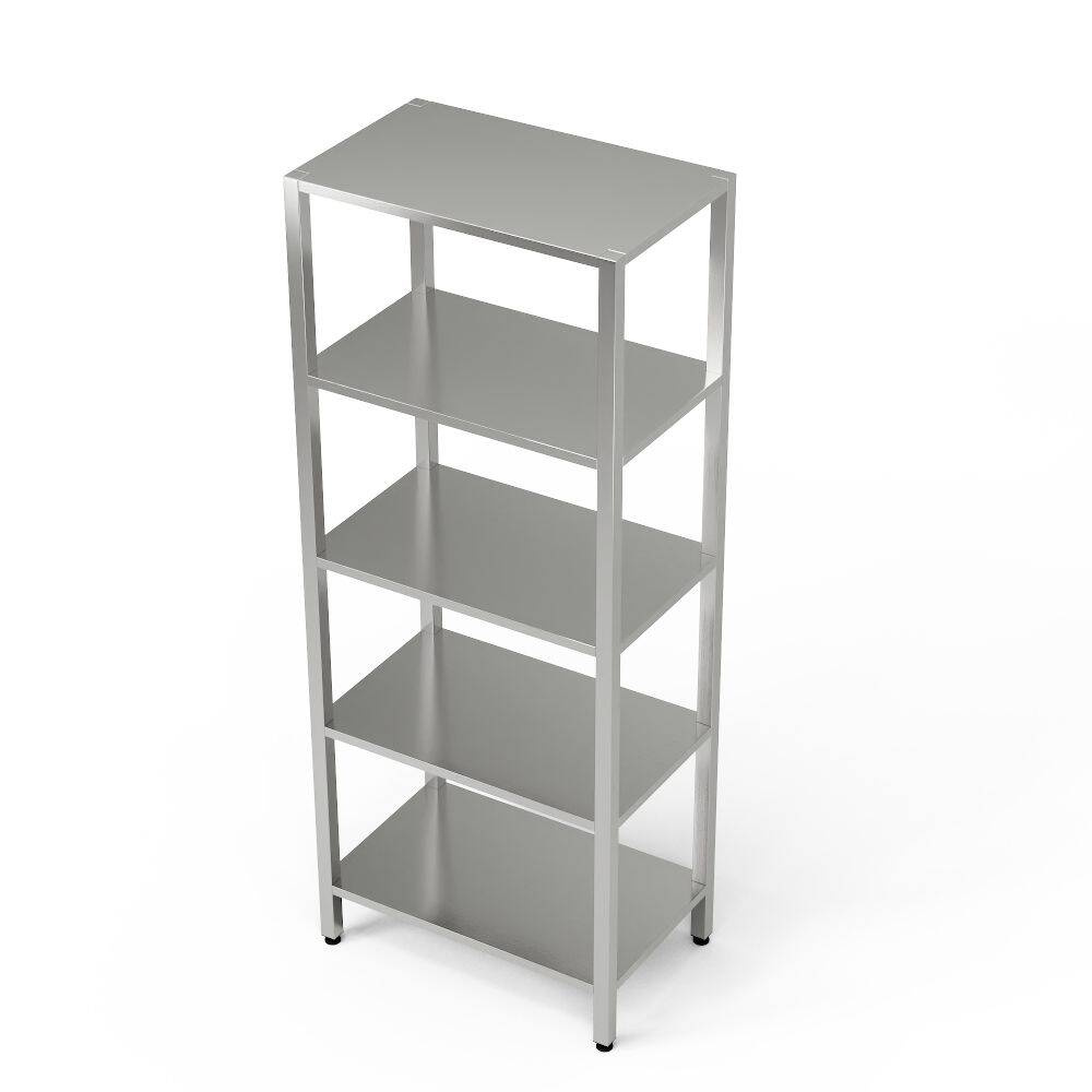 Raft inoxidabil cu 5 rafturi 90x70x180 cm | FORGAST