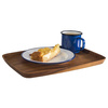 Toc de servire din lemn de salcâm, maro, 35x25x2 cm | APS 899