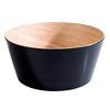 Bol melaminat FRIDA negru diam. 22 cm | APS 84612