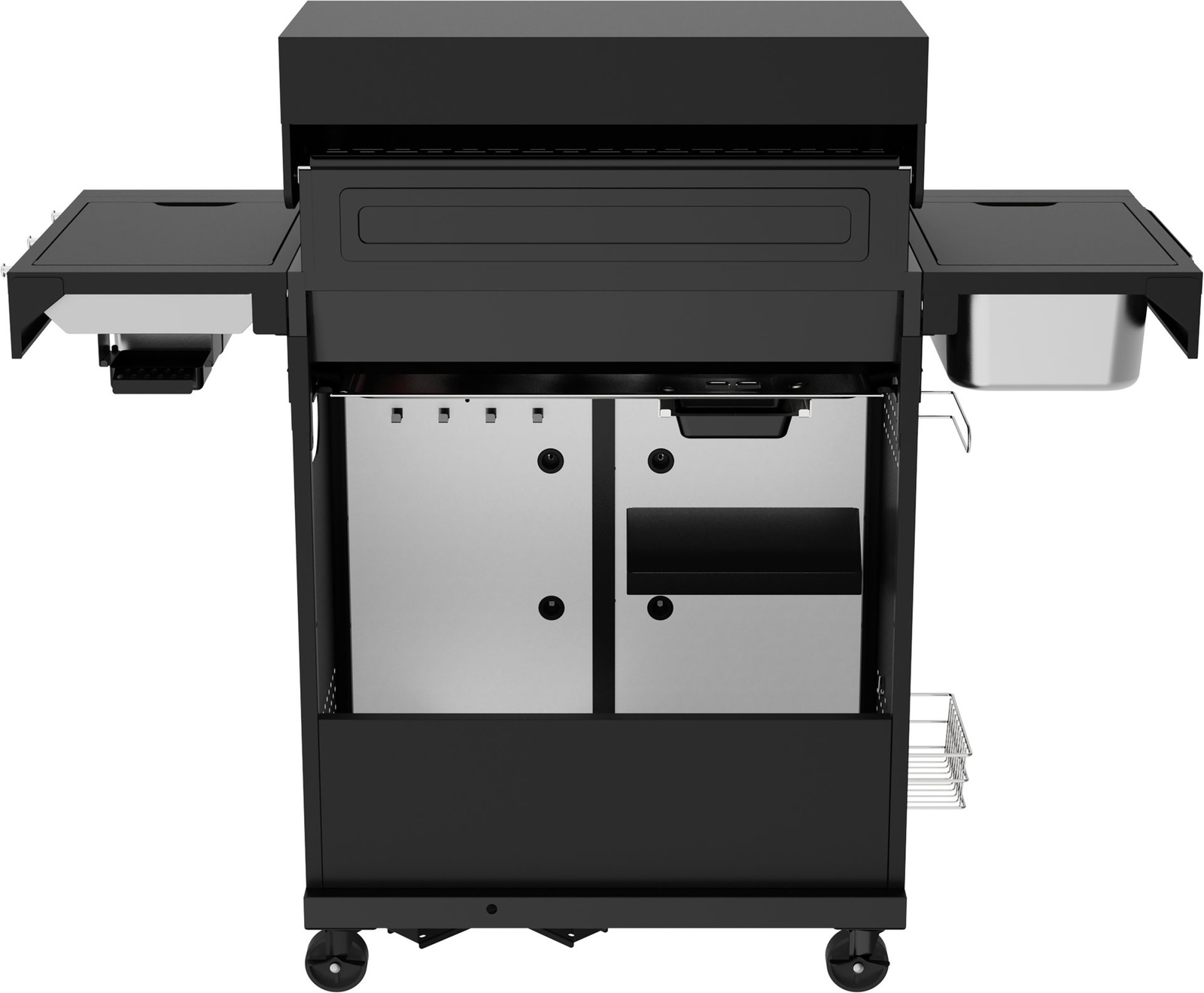 Grătar pe gaz 5+1 19kW negru | YATO YG-20031