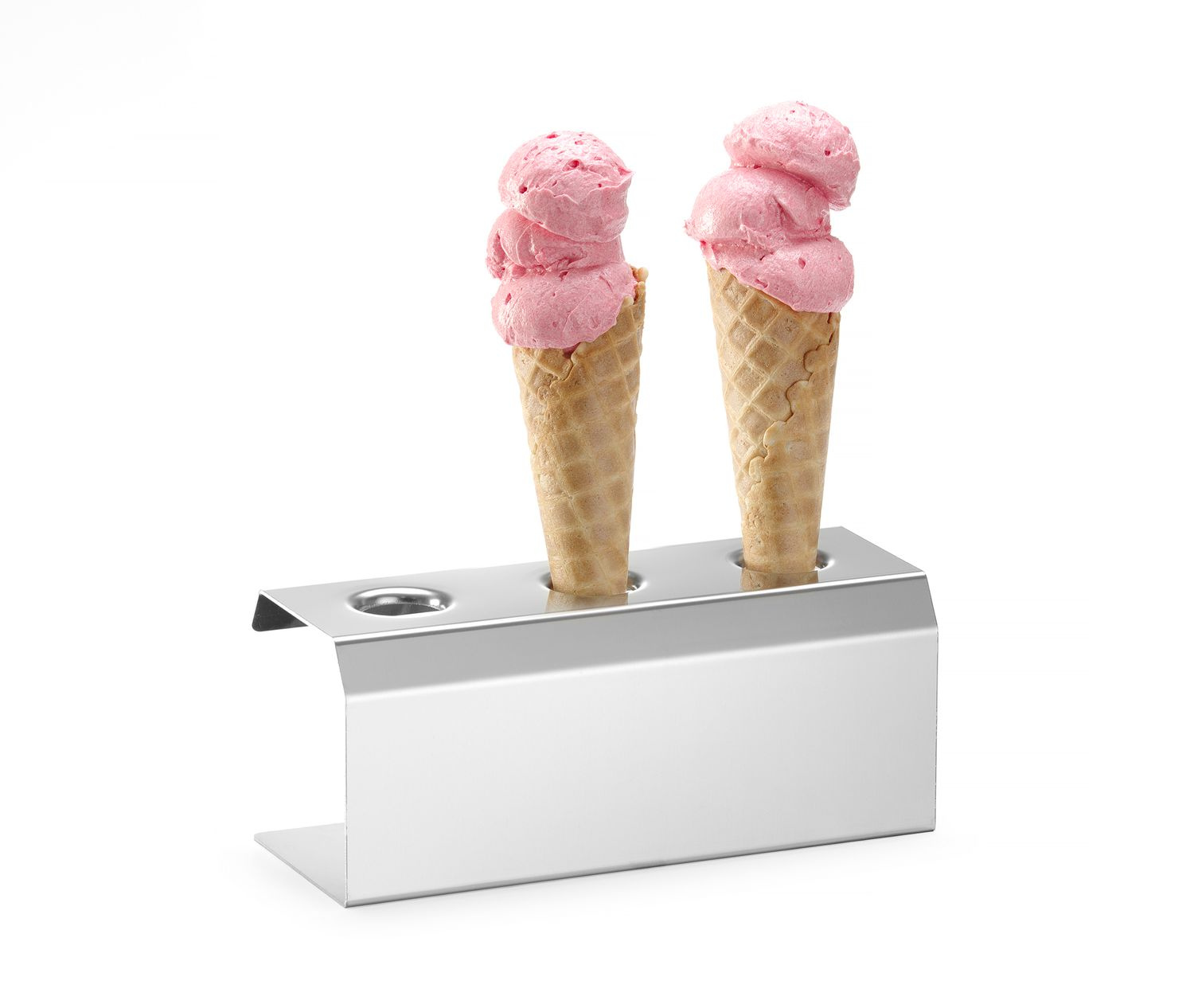 Suport pentru înghețată pentru 3 cornete | HENDI 755730