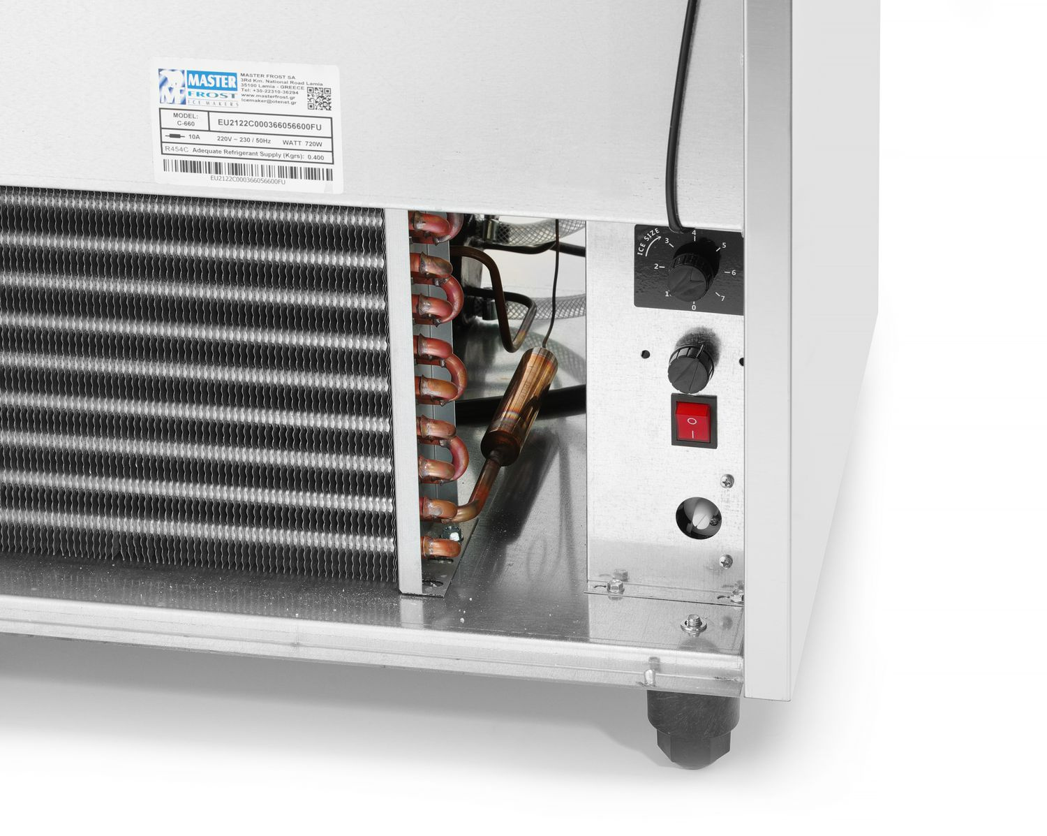 Tava pentru cuburi de gheață (capacitate 40 kg/zi) | HENDI C-400