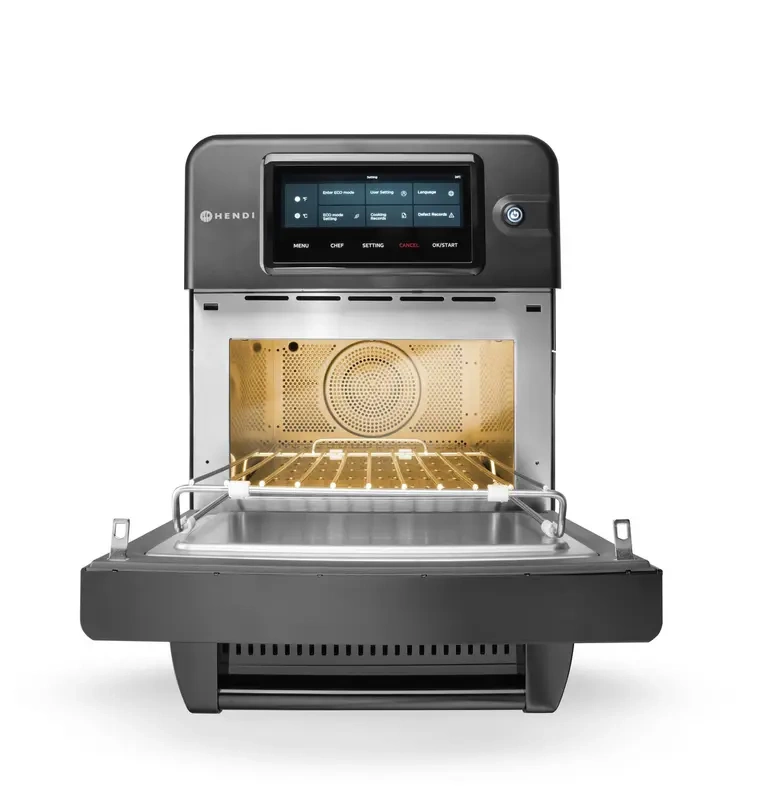 Cuptor convectie-microunde CombiTurbo, HENDI, 18 L, negru, 230V/3000 W, 40.2x73.5x(H)60.8 cm | HENDI 281277