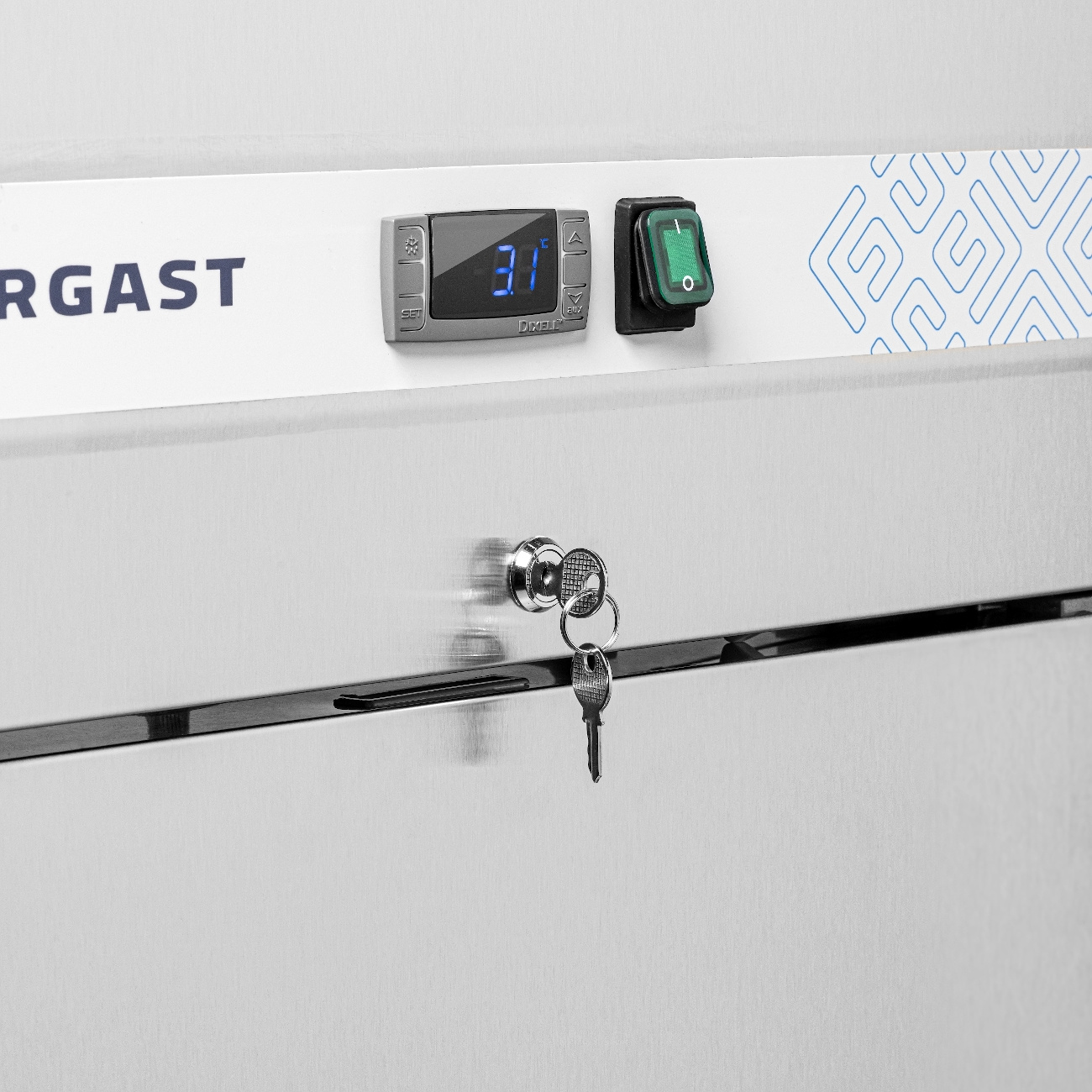 Dulap frigorific cu 1 ușă din oțel inoxidabil 600 l | FORGAST FG07172