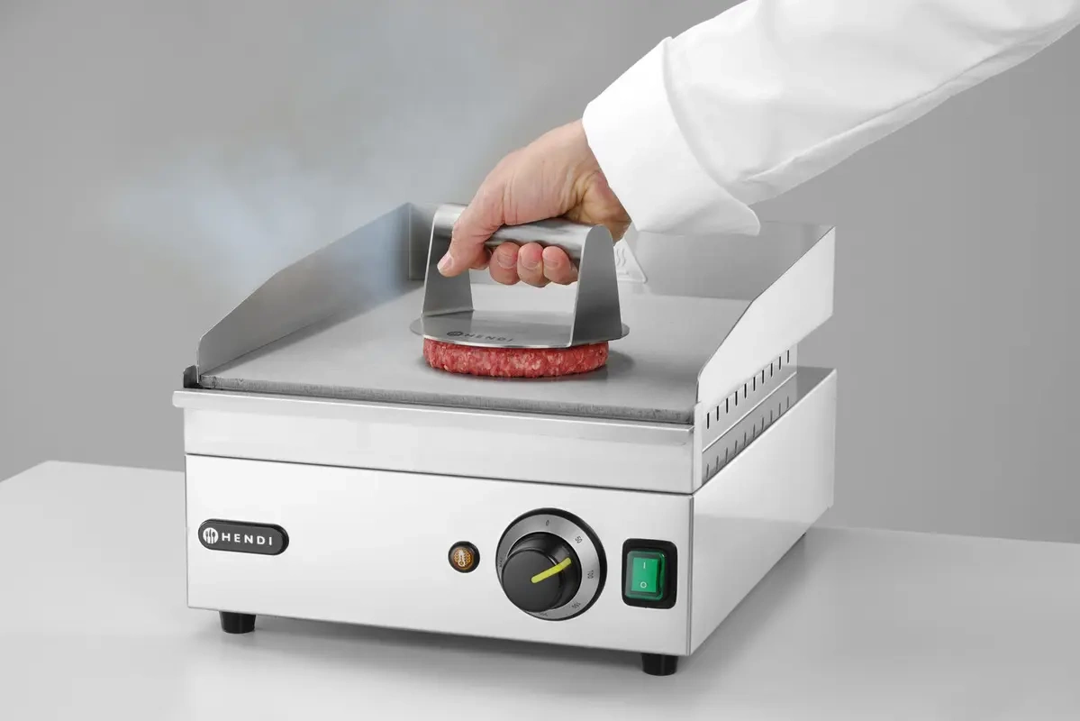 Presă manuală pentru hamburgeri, ⌀160x(H)78 mm | HENDI 513132