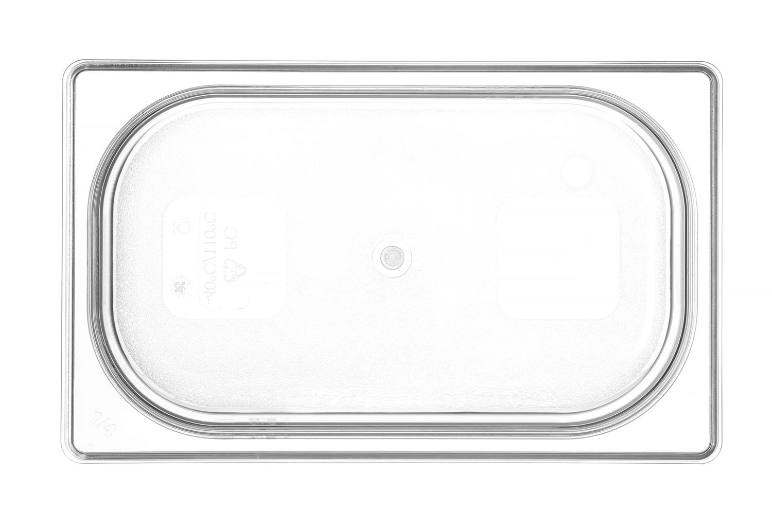 Recipient GN 1/4 ad. 6,5 cm din policarbonat | HENDI 861639