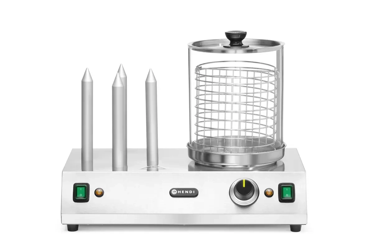 Încălzitor pentru crenvurști și chifle pentru hot-dog, 220-240V/550W, 50x31x39.5 cm | HENDI 265031