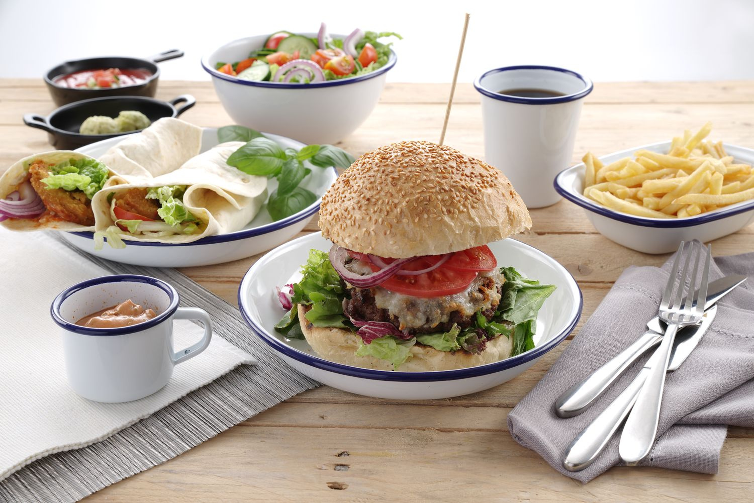 Farfurie adâncă emailată - diam. 20 cm | HENDI 621257