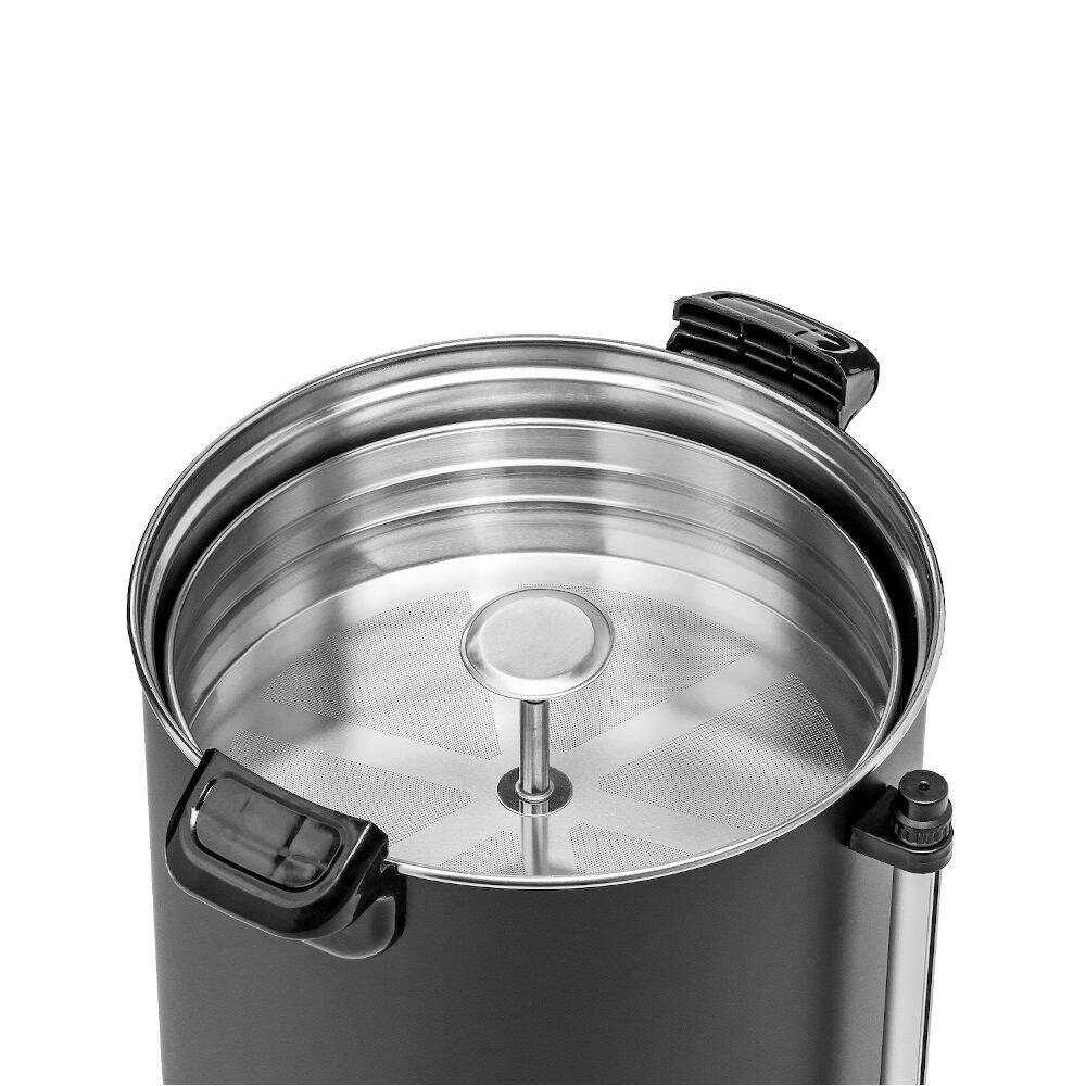 Fierbător de cafea negru cu perete dublu 13 l | FORGAST FG05604