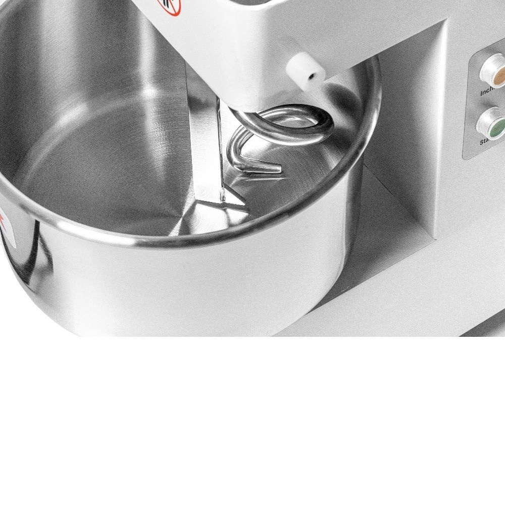 Mixer spiralat (mixer) cu cuvă fixă cu capacitate. 33 l, capacitate aluat 12 kg, 1.1 kW, 230 V | FORGAST FG10430