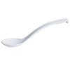 Lingură pentru salată din plastic albă, lungime 23,5 cm | CONTACTO 4902/235