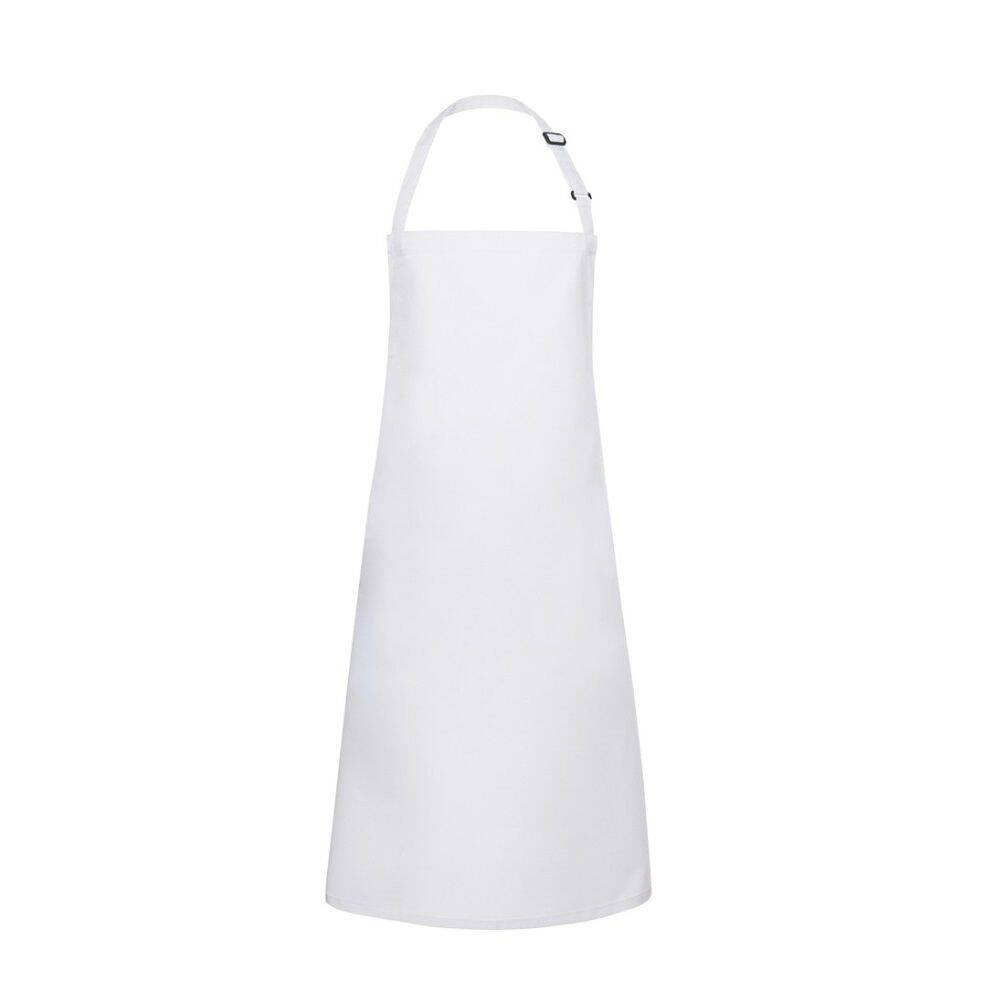 Șorț de bucătar Basic 75 x 90 cm cu cataramă alb | KARLOWSKY BLS 4-3-buc
