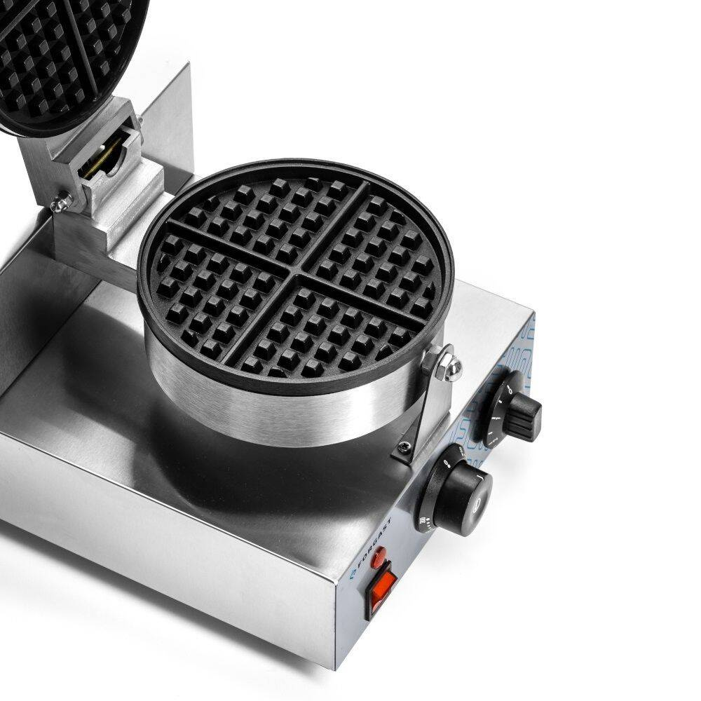 Aparat electric rotund pentru vafe, 1 kW, 230 V | FORGAST FG09701