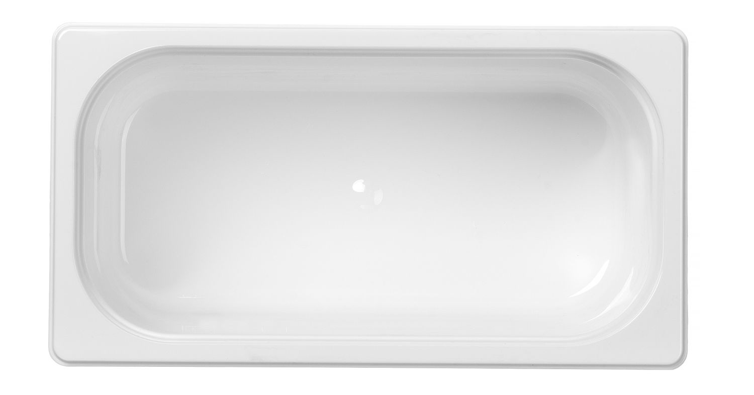 Recipient GN 1/3 adâncime 15 cm din policarbonat alb | HENDI 862568