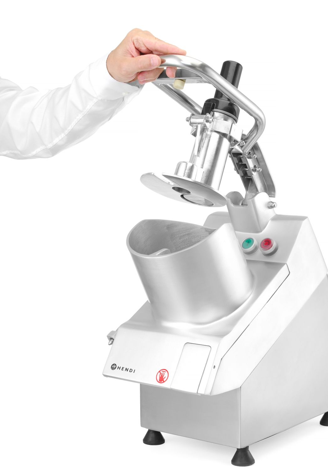 Tocător de legume cu 5 discuri cu deschidere mare de admisie HENDI 231852