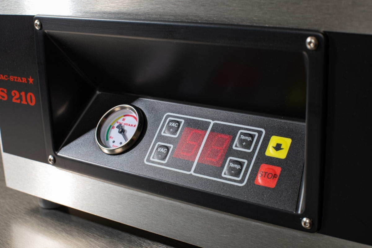 Mașină de ambalare în vid de banc S-210 DBV | VAC-STAR V-4101-EF-ACBBZ