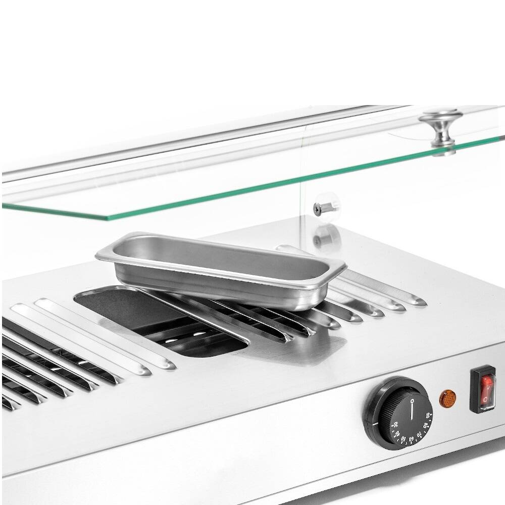 Vitrină de încălzire 25 l, 0.8 kW | FORGAST FG09612