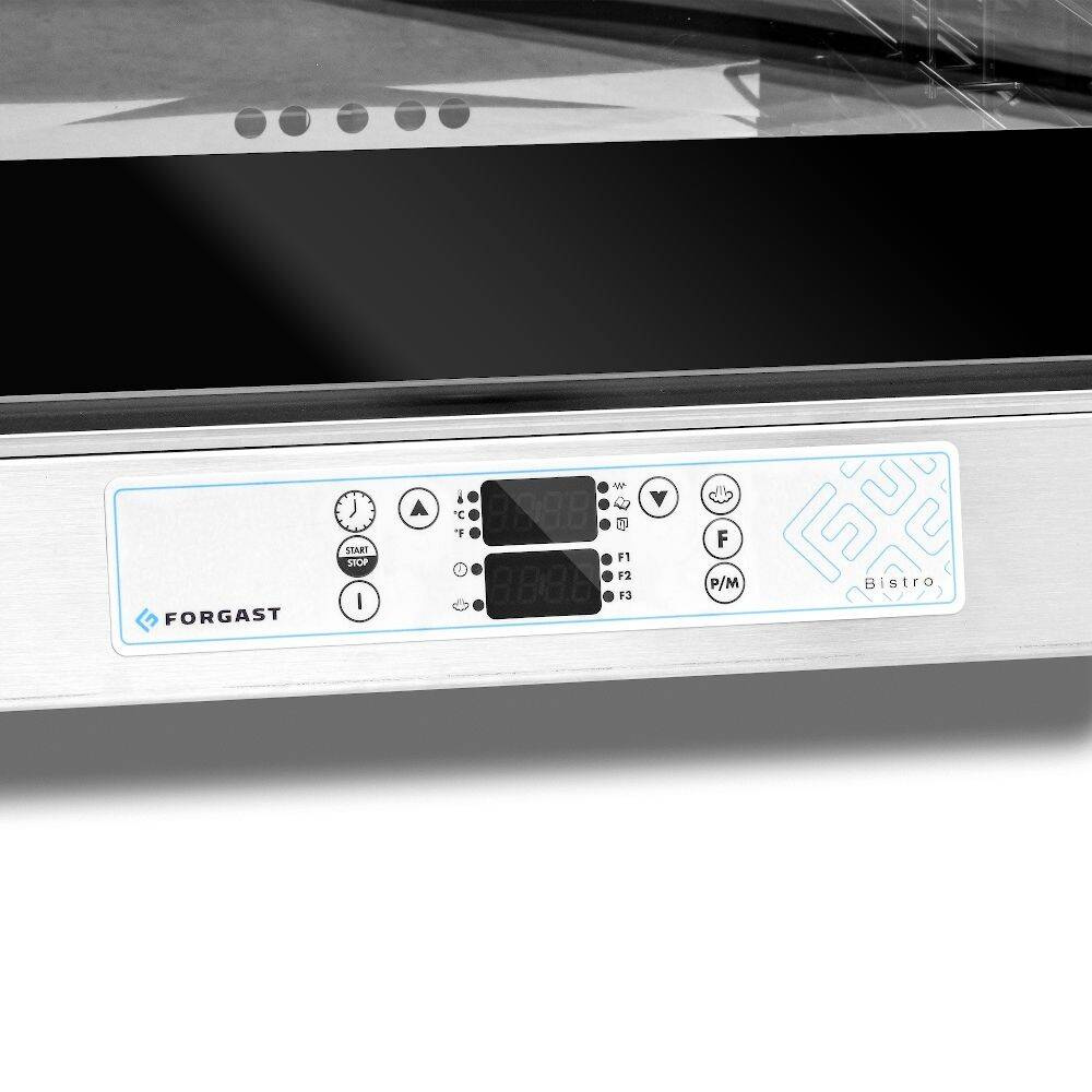 Cuptor mixt electric 10 GN 1/1 sau 10 tăvi 60x40 cm, 15.7 kW | FORGAST FG09511