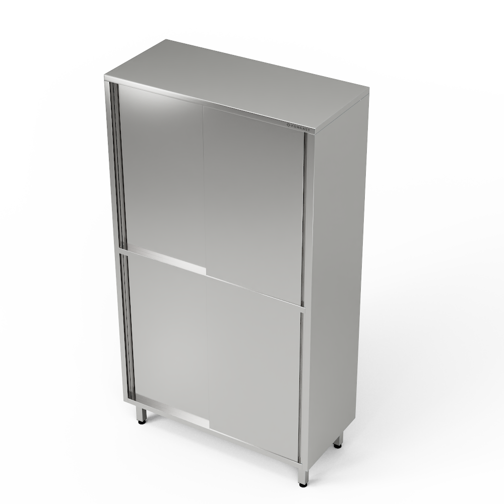 Dulap de trecere din oțel inoxidabil divizat 100x60x200 cm | FORGAST