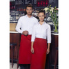 Șorț de chelner bistro basic roșu | KARLOWSKY BBSS 1-8-buc