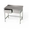 Masă de lucru din oțel inoxidabil cu sertare 80x70x85 cm | FORGAST