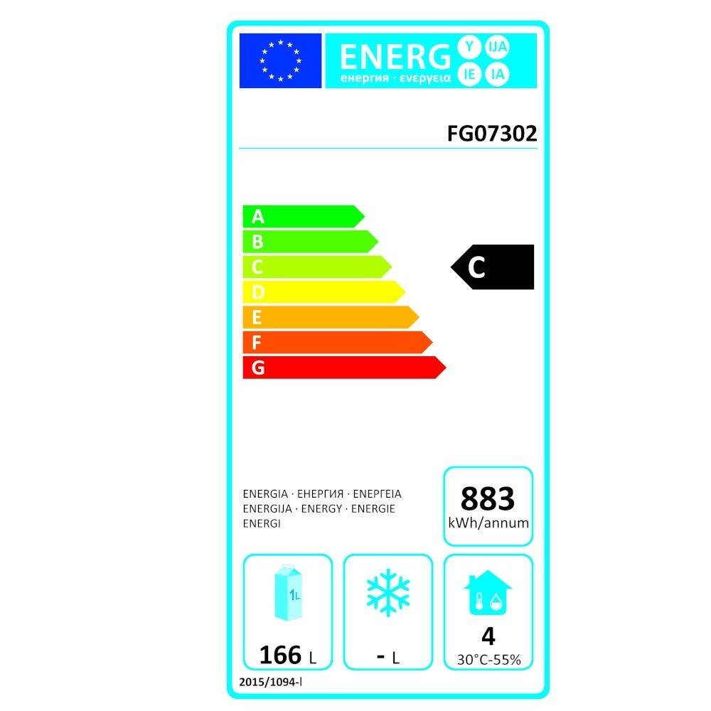 Masă frigorifică cu 2 uși pentru pizza 302 l | FORGAST FG07302