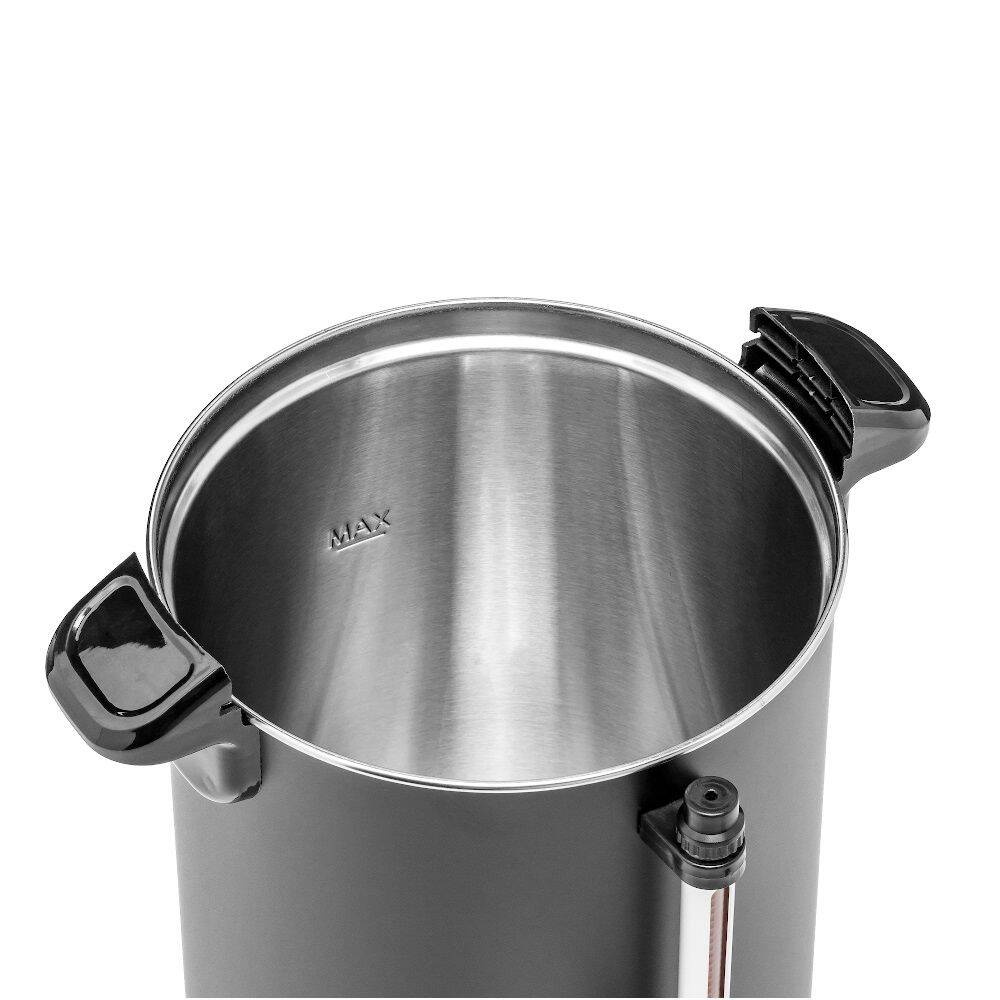 Fierbător de cafea negru cu perete dublu 6 l | FORGAST FG05603