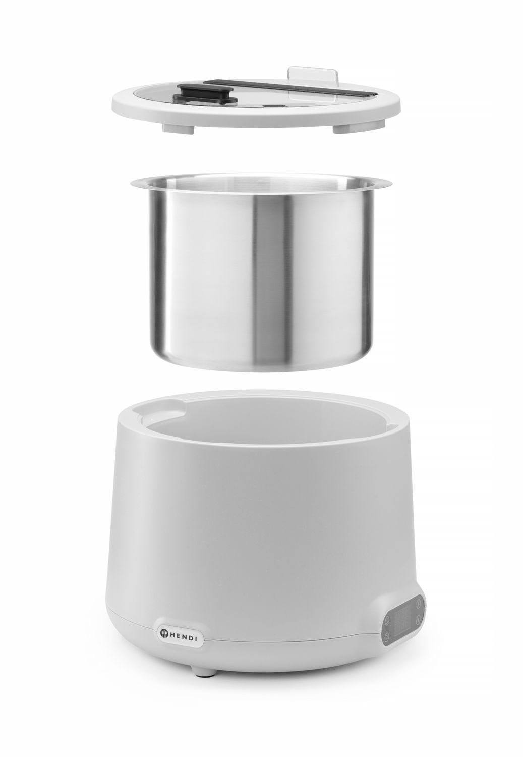 Ceaun pentru supă UNIQ 8 l alb | HENDI 860533