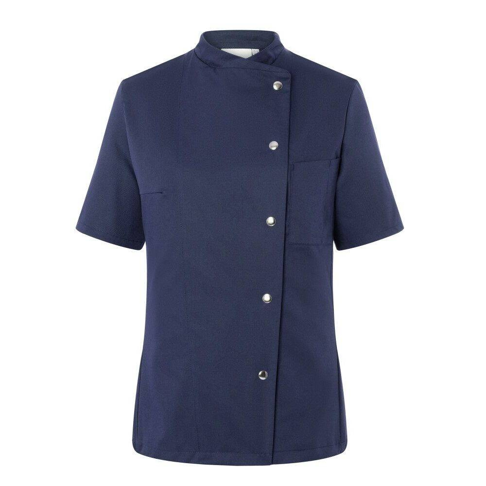 Bluză de bucătar pentru femei Greta albastru marin | KARLOWSKY JF 4-10