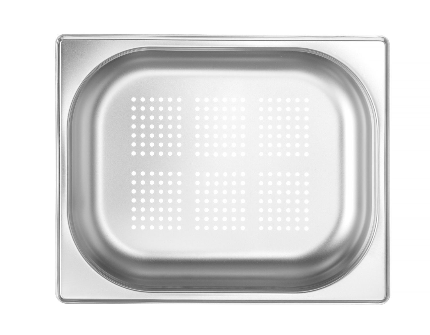 Recipient GN 1/2 ad. 6,5 cm din oțel inoxidabil KITCHEN LINE perforat | HENDI 807323