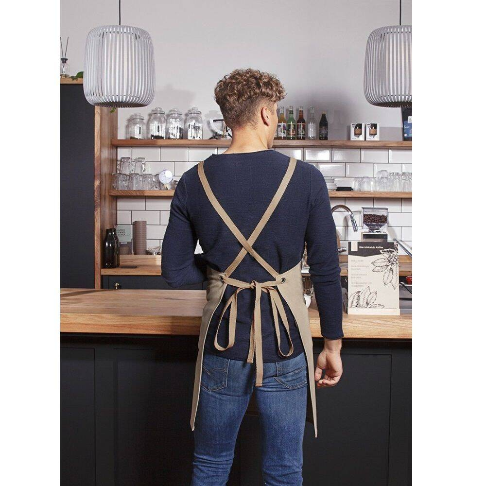 Șorț Urban-Nature X-Style cu buzunar gri piatră | KARLOWSKY LS 39-85-Stck