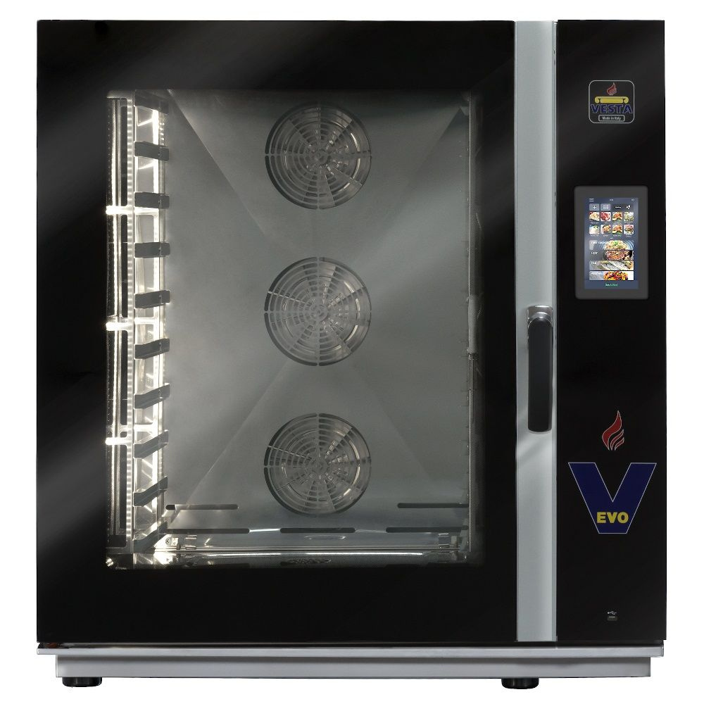 Cuptor electric combinat EVO 10 GN 1/1 sau 10 tăvi 60x40 cm | VESTA 0V1011E_EN0