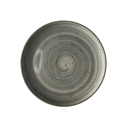 Farfurie întinsă Still Rustic crem 27 cm | KERA CERAMIKA 14.2.RUSTIC GRI