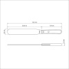Spatulă pentru prăjituri LANDHAUS 20,4 cm | TRAMONTINA 29810-401