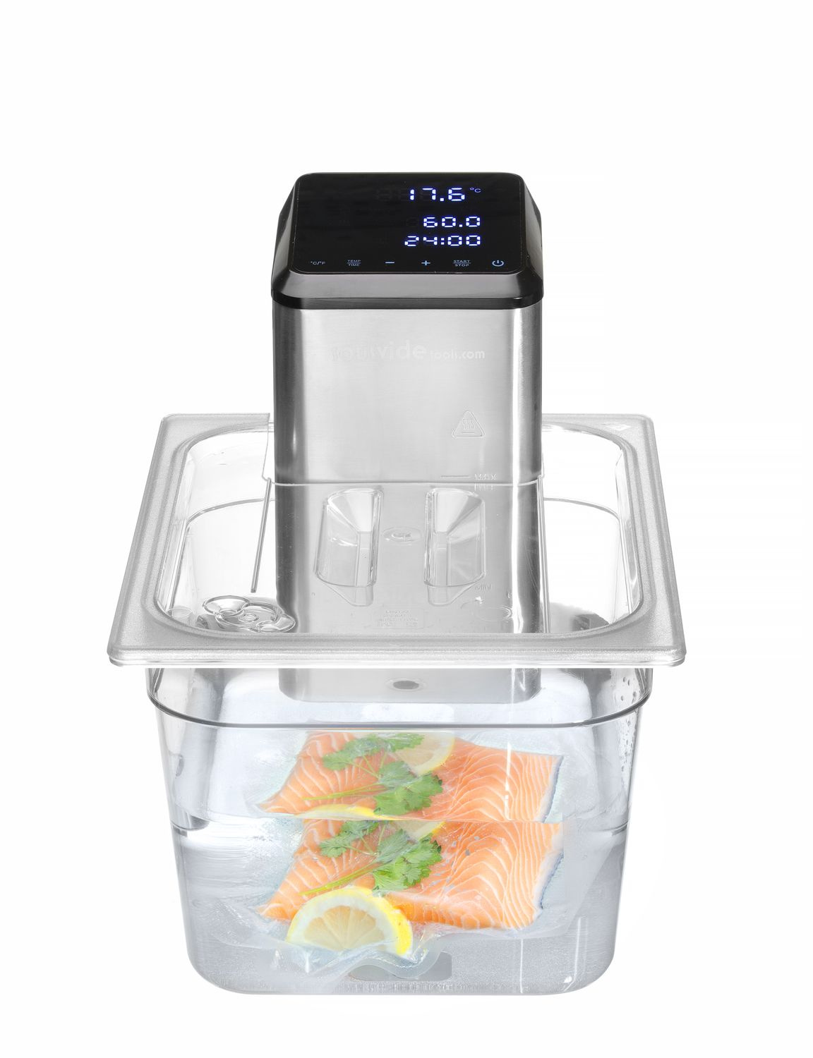 Capac din policarbonat pentru GN 1/2 cu decupaj pentru sous vide | HENDI 864234