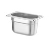 Recipient GN 1/9 ad. 10 cm din oțel inoxidabil PROFI LINE | HENDI 801826