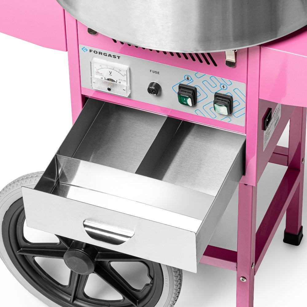 Aparat pentru bomboane cu capac și cărucior | FORGAST FG09304