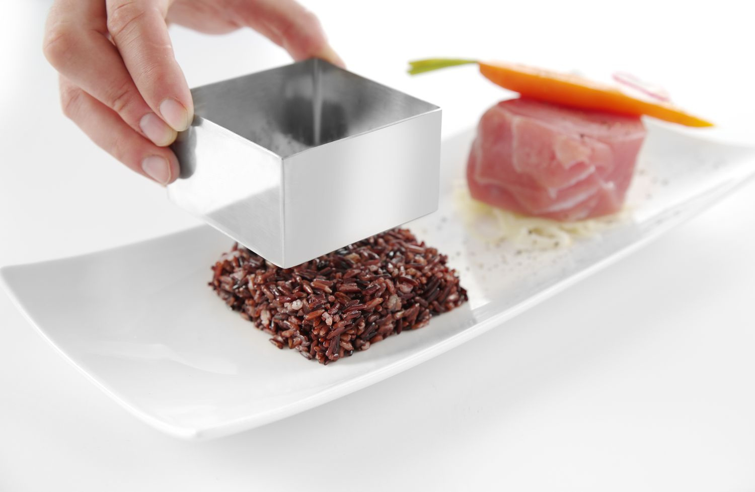 Formă pentru gătit și cofetărie fără presă dim. 8x8x4.5 cm | HENDI 512173