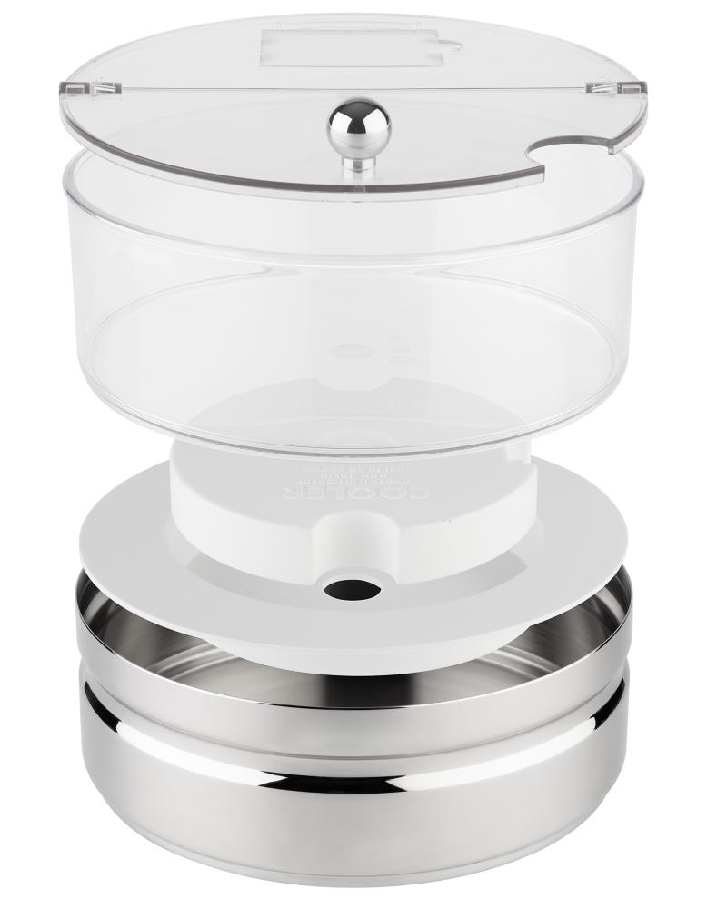 Bol răcoritor cu bază din oțel Maxi TOP FRESH cu cartuș și capac, 24x17 cm | APS 11847_APS