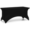 Husă pentru masă de catering 122x61 cm neagră | FORGAST FG03812