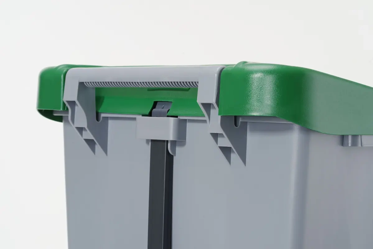 Capac pentru coș de gunoi 120 l, verde | HENDI 873465