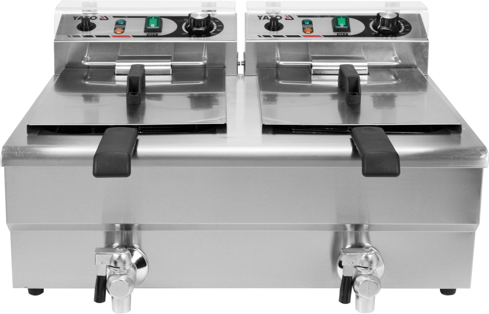 Frigider electric 2 camere cu robinete de scurgere 2x12 l | YATO YG-04634