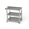 Cărucior cu 3 rafturi din oțel inoxidabil 90x40x85 cm | FORGAST